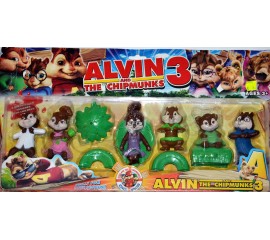 Žaislų rinkinys Alvinas ir burundukai